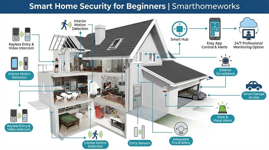 Smart Home Security for Beginners | Smarthomeworks