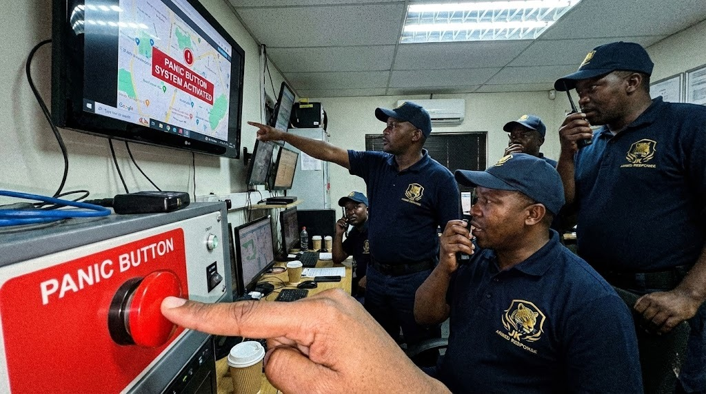 JK Armed Response 24/7 off-site CCTV monitoring control room
