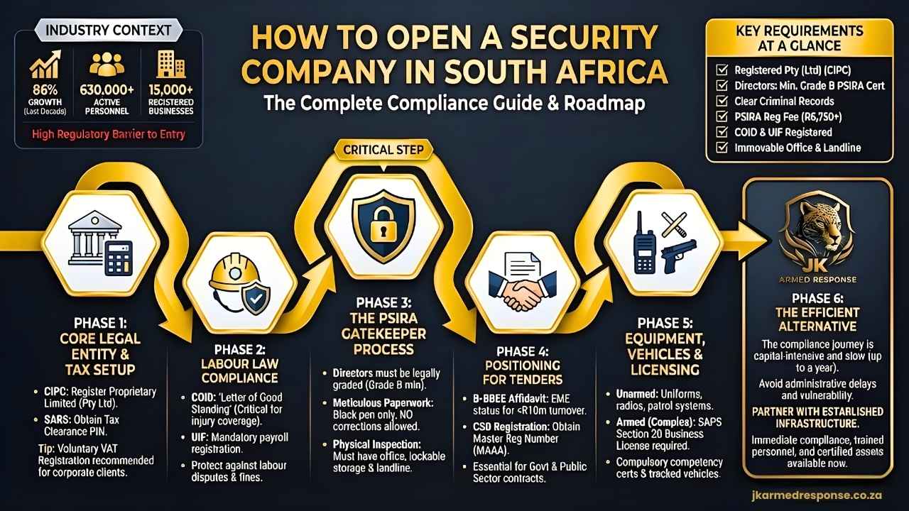 How to Open a Security Company: 2026 SA Guide