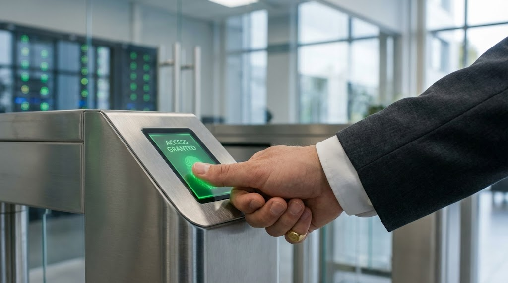 Biometric fingerprint access control system for business security in Johannesburg