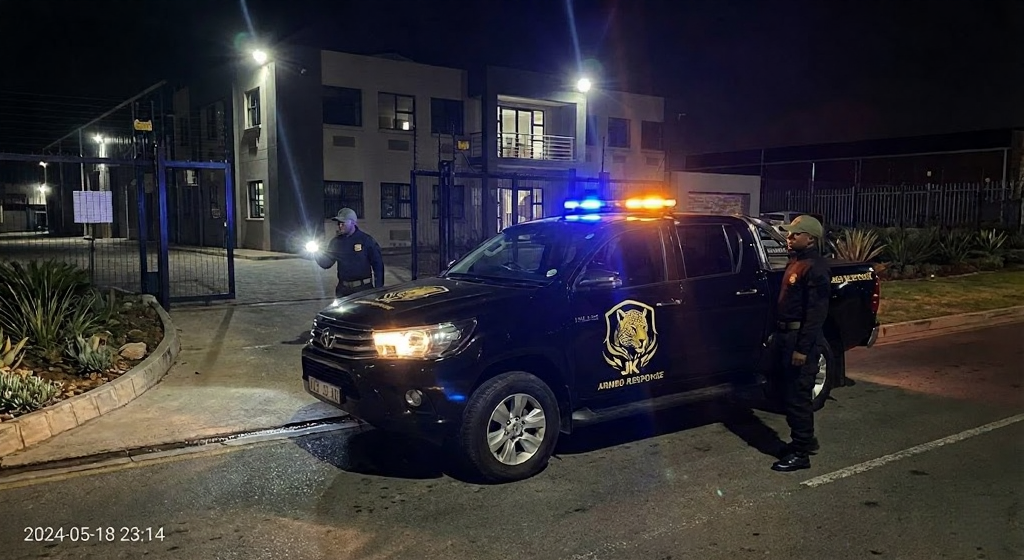 JK Armed Response vehicle active supervision patrol in Gauteng