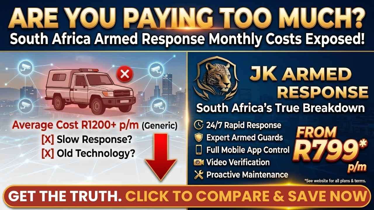 Armed Response Monthly Cost South Africa: 2026 Pricing & Value Guide