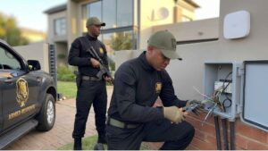 wireless alarm installation with armed response